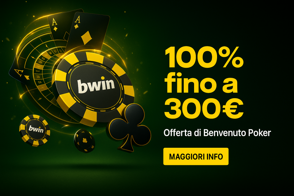 bwin poker bonus benvenuto