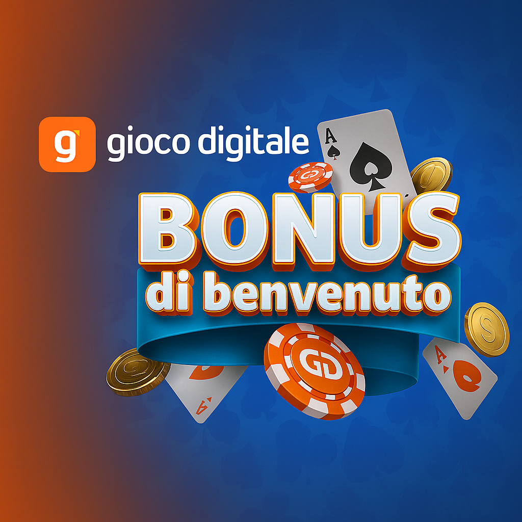 gioco digitale poker bonus benvenuto